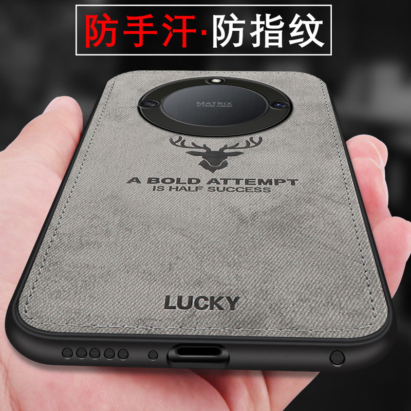 荣耀X40布纹壳全包壳防摔