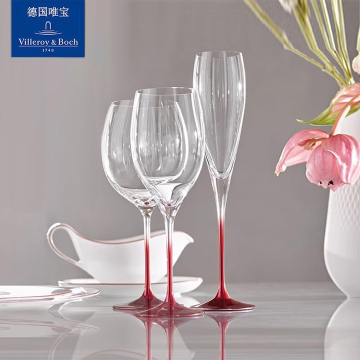 唯宝红酒杯礼盒德国水晶玻璃