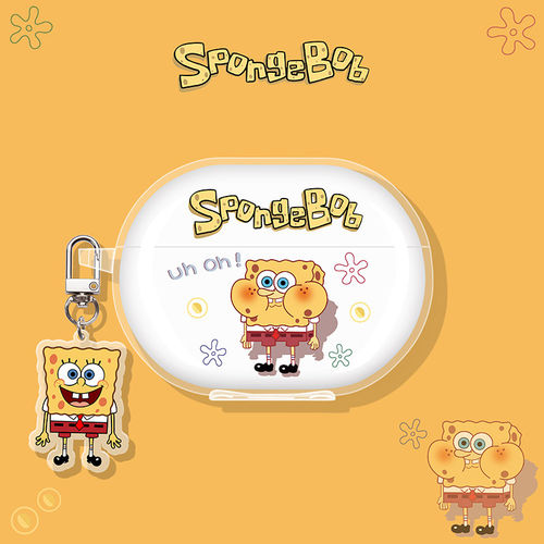 海绵宝宝适用华为蓝牙耳机保护套