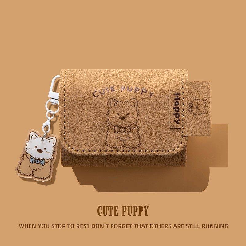 适用小度g108耳机保护套青春版t200蓝牙耳机壳智能夹耳式保护壳防摔全包耳机壳皮质一体式连体式盒蝴蝶结小狗,3C数码配件,耳机保护套,淘宝优惠券,粉丝福利购,淘宝优惠卷