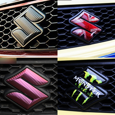 拉天语新奥拓改装前后标碳纤贴纸