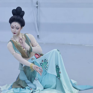 敦煌舞蹈服乘风剧目服古典舞服遇见飞天梦回敦煌胡旋舞演出服艺考