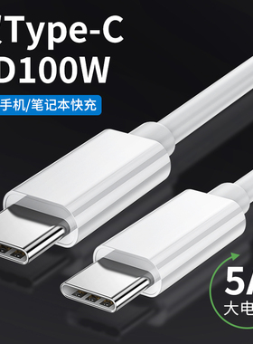标域双头typec数据线pd快充ctoc车载充电器线tpyec两头tpc口适用苹果15/ipad air4华为pro小米笔记本电脑平板