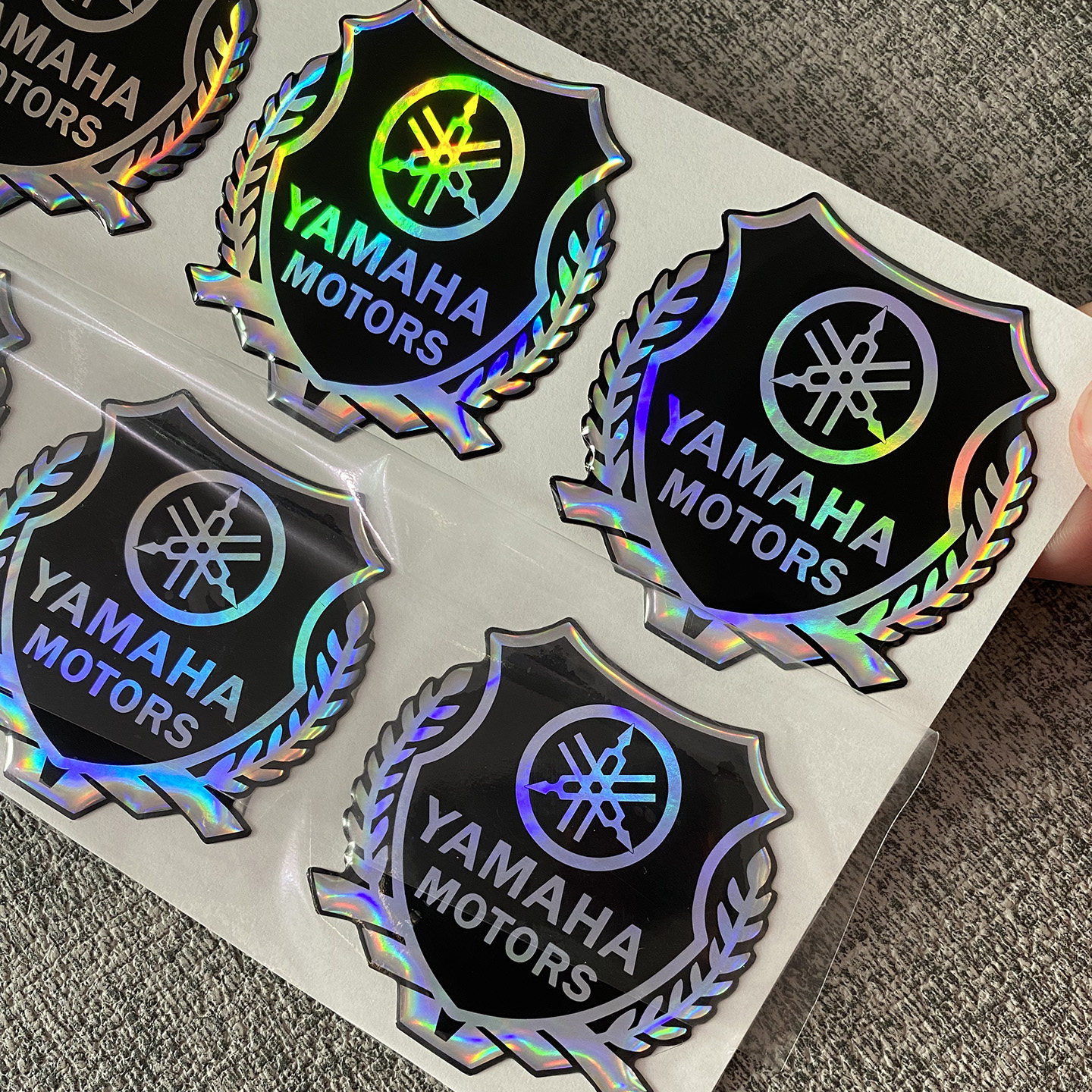 3M滴胶车贴适用雅马哈YAMAHA车队标LOGO摩托车改装件装饰贴车头标
