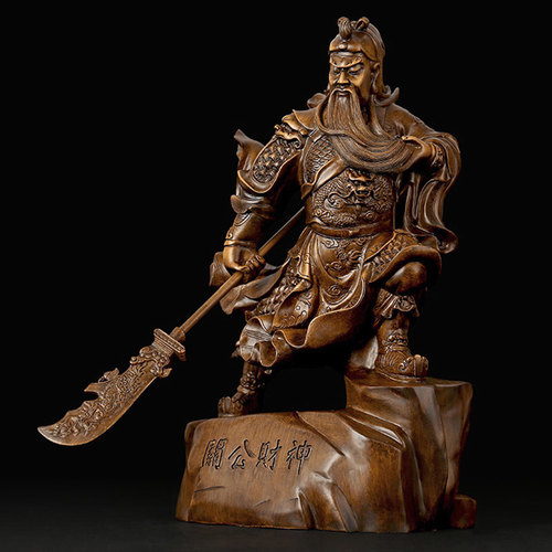 关公摆件关公像关二爷大刀关公佛像关羽武财神爷招财店铺开业礼品