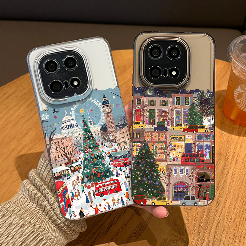 圣诞雪景手机壳适用于IQOO系列