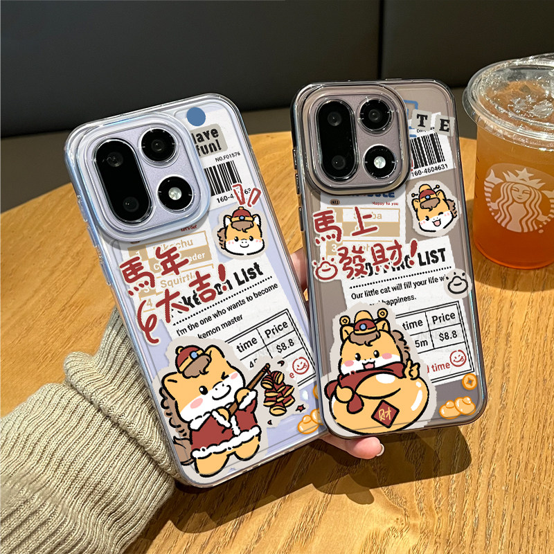 报纸小马手机壳适用于一加系列