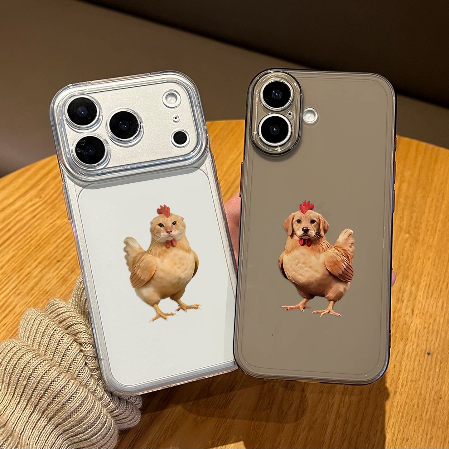 抽象小鸡猫狗手机壳适用苹果18promax情侣iphone16华为pura90搞怪趣味mate80小米17红米iqoo15荣耀oppo一加13