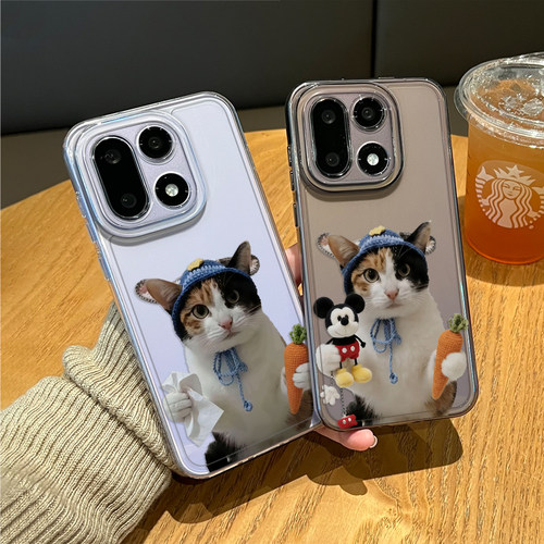 萝卜纸巾小猫手机壳适用一加系列