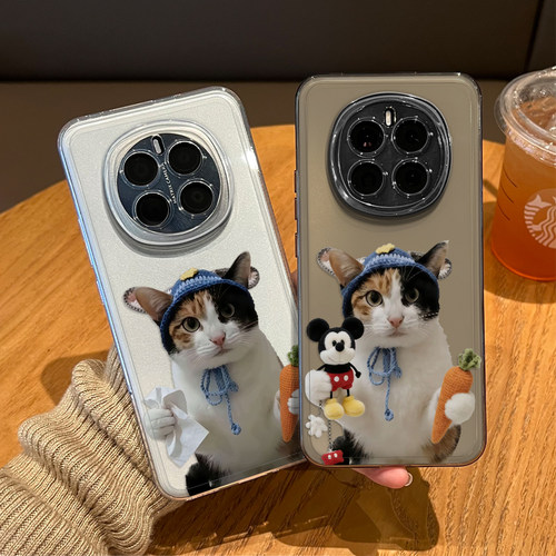 萝卜纸巾小猫手机壳适用荣耀系列