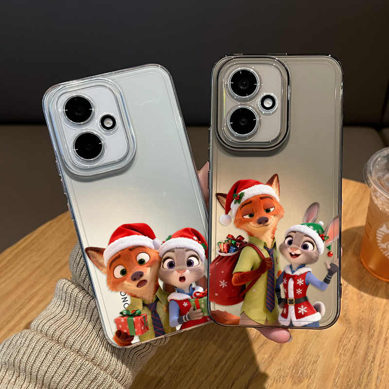 圣诞尼克朱迪手机壳适用荣耀系列