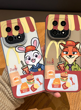 麦门尼克朱迪适用iqoo15手机壳iqooneo10情侣13疯狂动物城12pro狐狸11s新款z9turbo+兔子8男女7se套6/por外壳