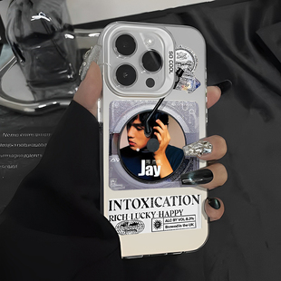 11新款 xs高级感xr全包pro iphone14promax创意15pro黑胶17jay小众13 唱片手机壳适用苹果15周杰伦CD复古16