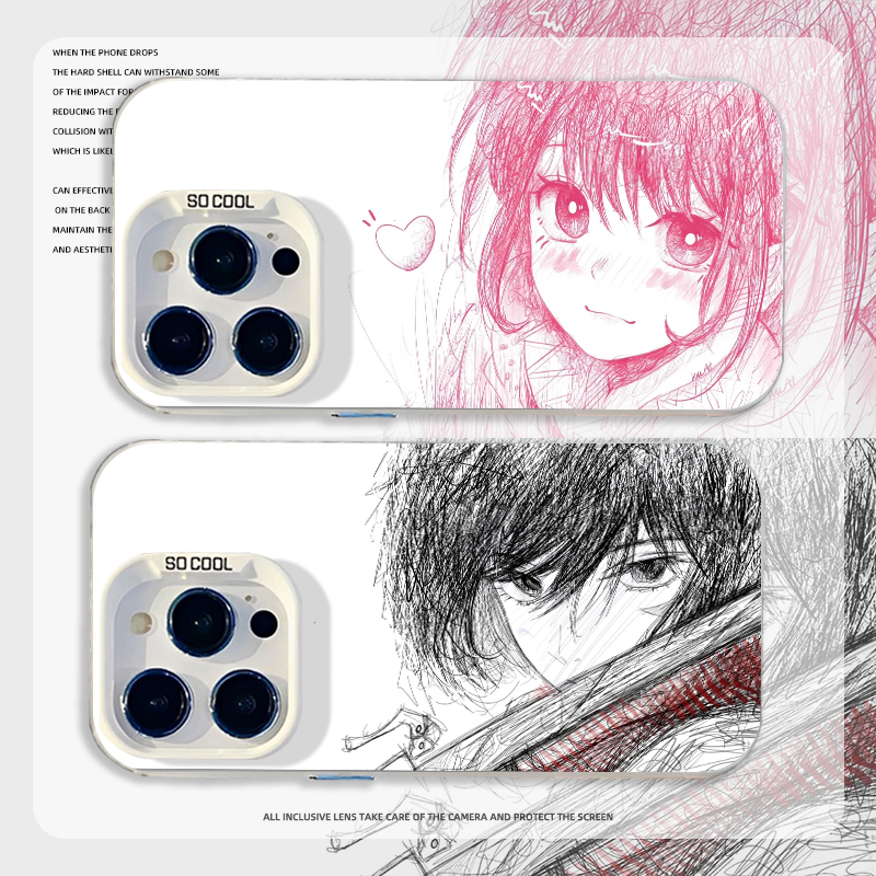 手绘动漫手机壳适用任意机型系列