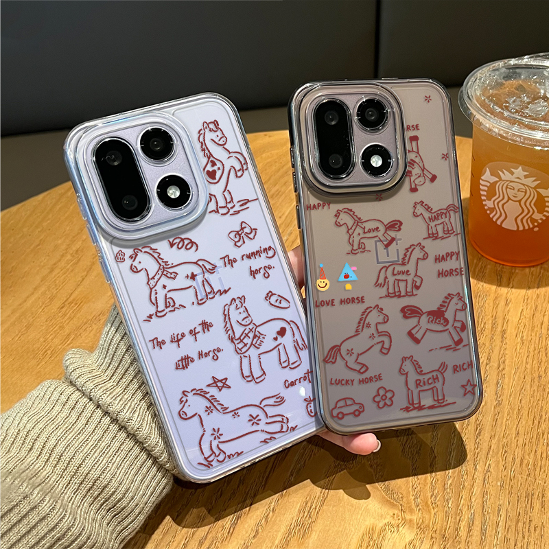 涂鸦小马手机壳适用于一加系列