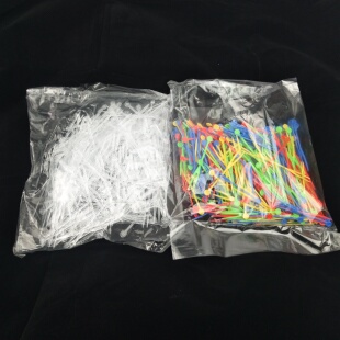 透明彩色水果叉 吃水果叉子包邮