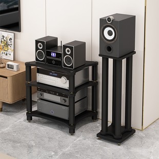 功放机架机柜音响音箱支架移动可设备CD胆机影音器材避震金属脚架