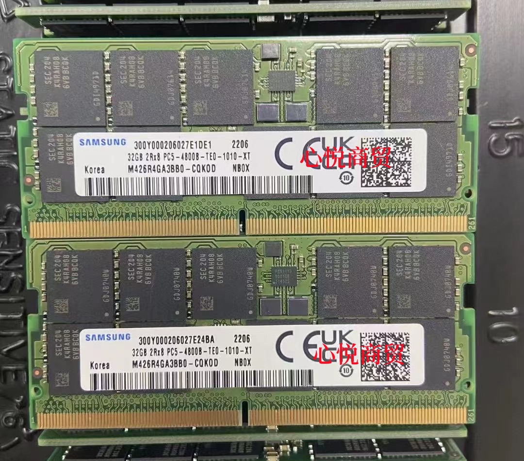 三星DDR54800笔记本ECC内存