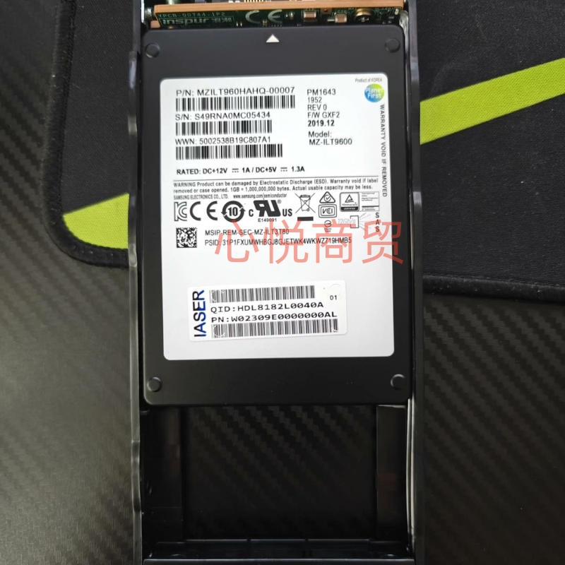 浪潮 W02309E0000000AL AS2200/2600/5300 G2 960G SAS SSD 硬盘