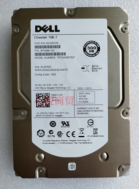 DELL/戴尔 ST3300657SS 300G SAS 3.5寸 15K7 0F617N 服务器硬盘