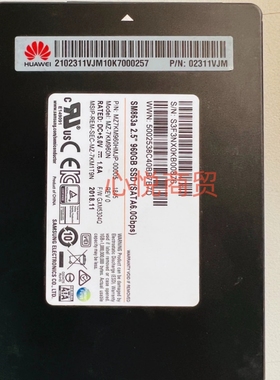 02311VJM MZ-7KM960N 960G 2.5寸 SATA 6GB 服务器 SSD固态硬盘