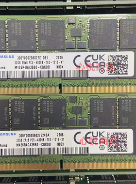 三星32G 2RX8 PC5-4800B-TE0 工作站 笔记本 ECC内存 DDR5 4800
