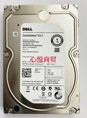 全新 DELL ST4000NM0033 0THGNN 4T SATA 3.5寸 7.2K 服务器硬盘