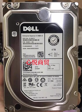 DELL戴尔 R430 R530 R630 R730 4T SAS 7.2K 3.5 12gb 服务器硬盘