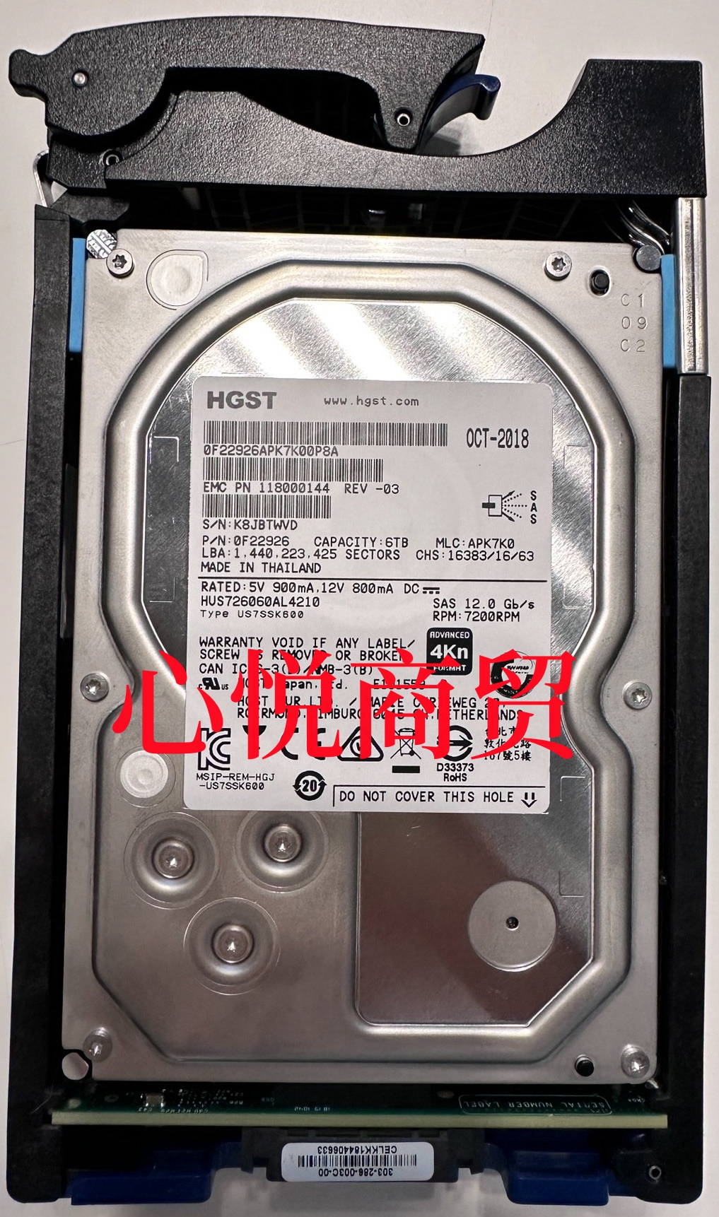 EMC存储硬盘6T3.5SAS