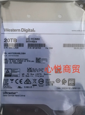 H3C 华三WUH722020BLE604 0231AKVU 20T 3.5 SATA 7.2K服务器硬盘
