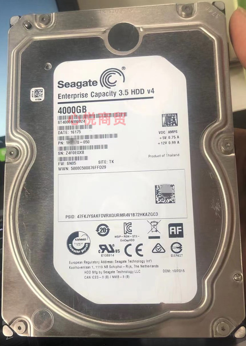 浪潮存储硬盘4TBSAS7.2K