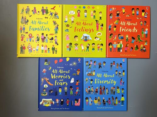 精装大开Usborne All About Feelings Friends 情商培养启蒙 5册