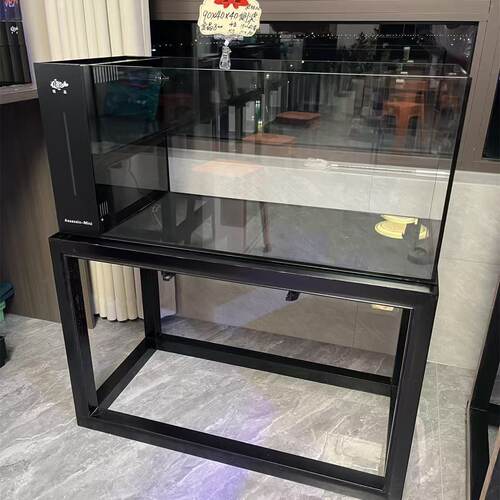 【900*400*400】GING精晶鱼缸金晶五线侧滤8mm溪流缸小型轻奢鱼缸