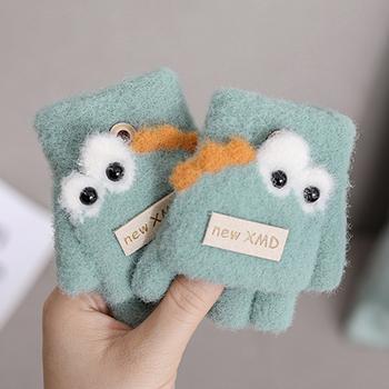 鲨巴特舱旗店可爱卡通毛绒手套