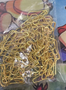 葫芦别针衣服吊牌扣针儿童安全别针金属胸针金银黑色