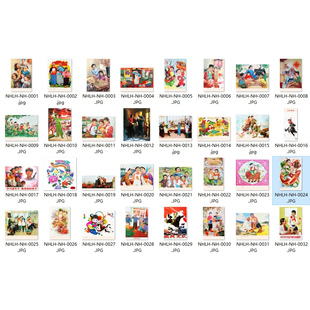 NHLH-NH-01  新中国六七十年代农村年画图片 3100+电子版图片素材