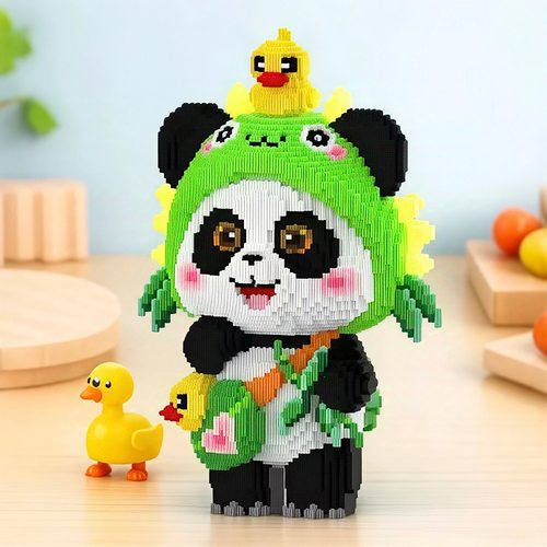 超大熊猫积木益智拼装玩具