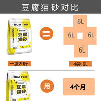 High-quality cat house tofu cat litter 2.0 granules large bag 10kg cat deodorizing, clumping, low dust, 20 pounds free shipping thumbnail 3