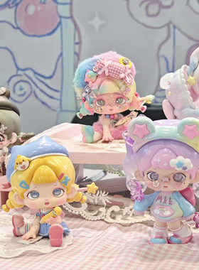 Mikuku&pupu狐仙初代潮玩云梦大娃QDF展会手办摆件少女心潮流礼物