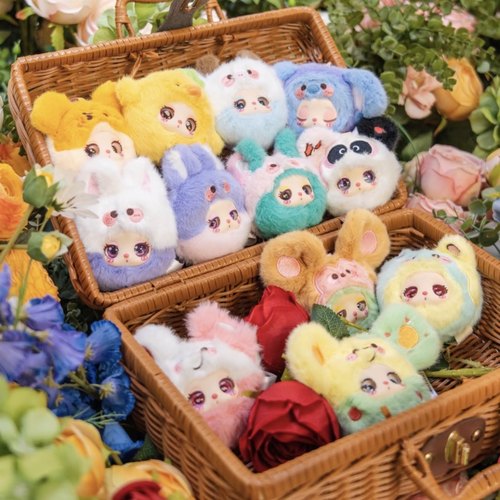 现货包邮Lila莉拉的花园茶会mini毛绒挂件盲盒潮玩可爱手办礼物