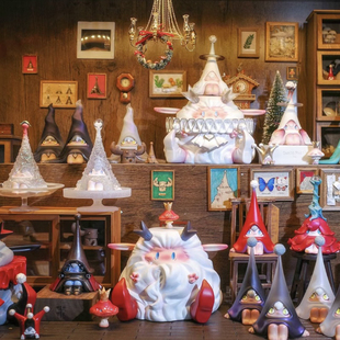 1001Moons小帽子Notte展会Yea小胖玫瑰山茶皇后塔尖潮玩手办可爱