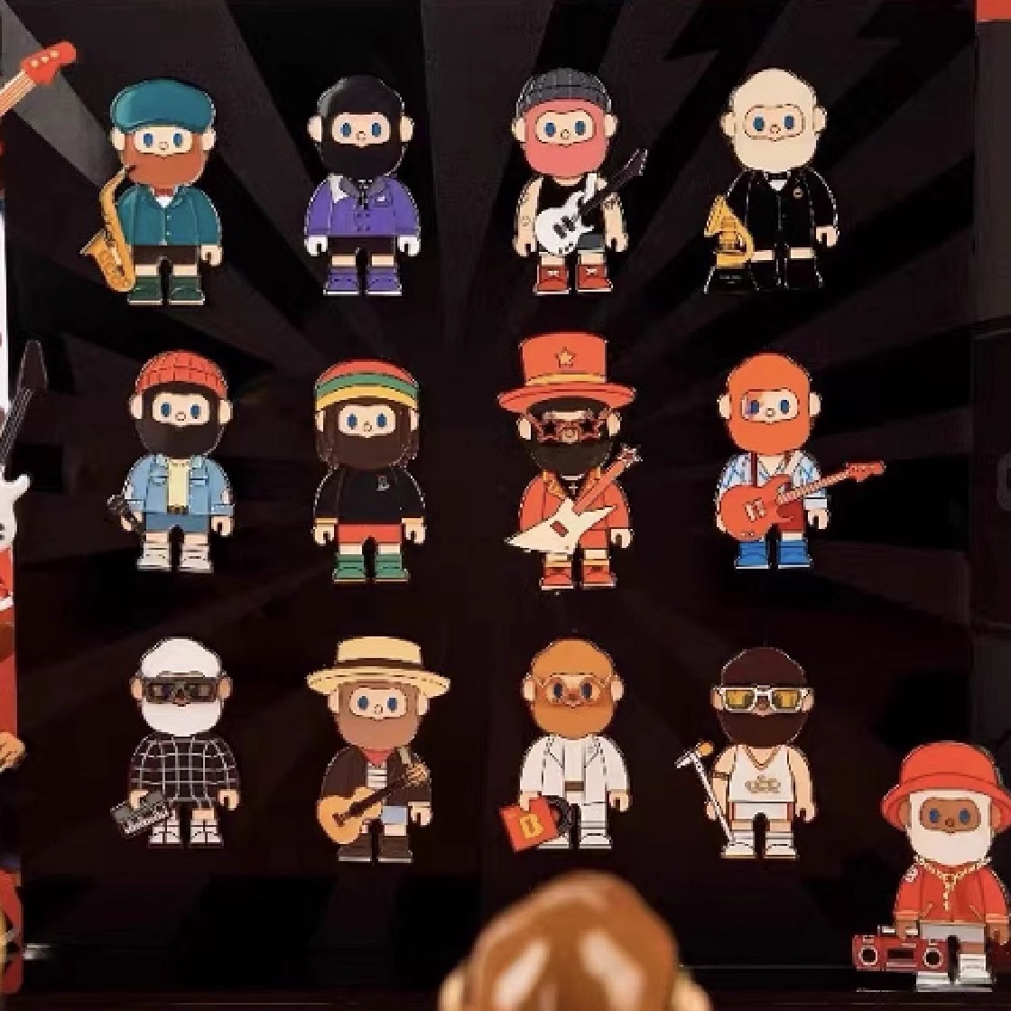 bob复古音乐人徽章盲盒