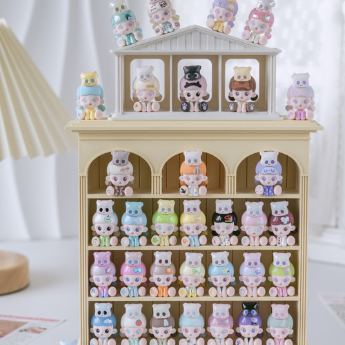 现货倒倒pitty和小猫的一天系列萌粒盲盒潮玩手办可爱摆件送礼物