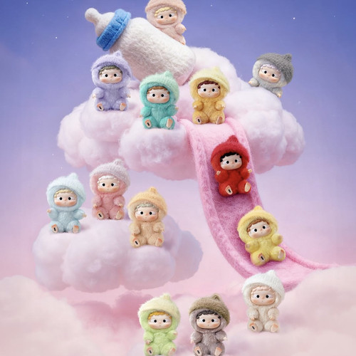 现货黑玩哦崽OZAI初遇飘浮瓶MINI毛绒系列盲盒公仔玩偶摆件礼物