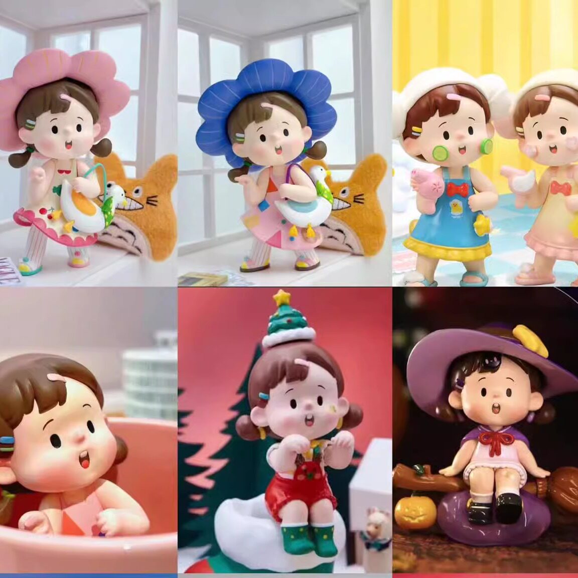 现货放肆生长小花卷儿公主蛋糕小丑爱的来信潮玩手办可爱女生礼物