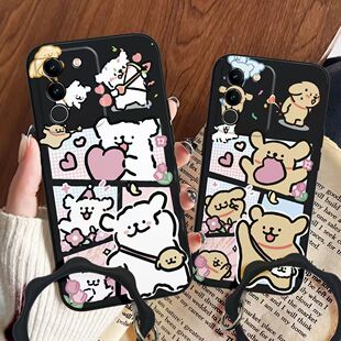 S21 S23 S20 S22 A36A81A90防摔A55A53A54软硅胶套 ins可爱狗适用三星Galaxy S24手机壳A71A73全包A56个性 S25