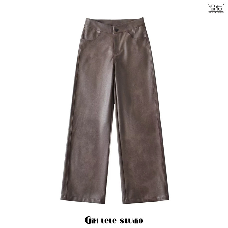 【包邮】美式复古休闲百搭直筒休闲裤女秋冬新款阔腿百搭长裤子潮,女装/女士精品,休闲裤,淘宝优惠券,粉丝福利购,淘宝优惠卷