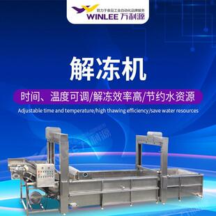 全自动果蔬肉类解冻机玉米恒温解冻设备冻盘海鲜气泡翻滚化冻机