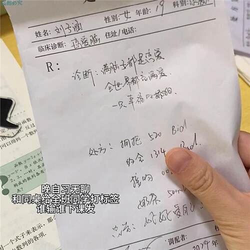 搞怪处方笺草稿纸新款便签