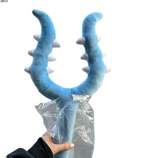 伊卡乌萨奇棒抖音猫抓毛绒宠物猫玩具讨伐吉chiikawa哇小八吉伊咪